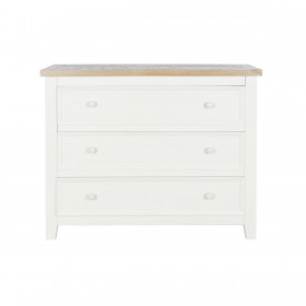Cassettiera DKD Home Decor Beige Naturale 93,6 x 38 x 76 cm
