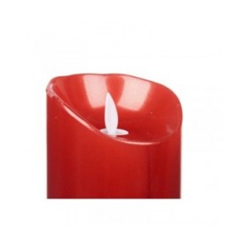 Candela LED Acorde L-Y8025-YBH-R Rosso 8 x 8 x 25 cm (12 Unità)