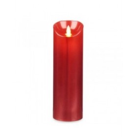 Candela LED Acorde L-Y8025-YBH-R Rosso 8 x 8 x 25 cm (12 Unità)