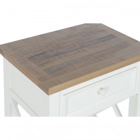 Comodino DKD Home Decor Beige Naturale Legno di paulownia 49,5 x 35 x 61 cm