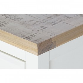 Consolle DKD Home Decor Beige vimini Legno di paulownia 88 x 38 x 80 cm