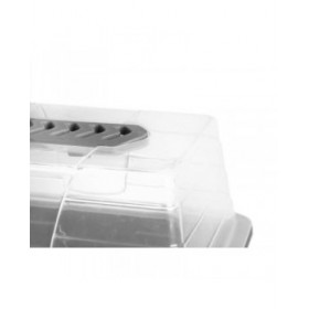 Serra Ibergarden FYT108102 Grigio Trasparente Plastica 21,5 x 12,8 x 17,4 cm (16 Unità)