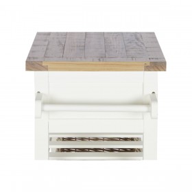 Consolle DKD Home Decor Beige vimini Legno di paulownia 88 x 38 x 80 cm