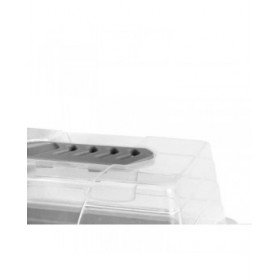 Serra Ibergarden FYT2058102 Grigio Trasparente Plastica 38,4 x 17,5 x 24,7 cm (8 Unità)
