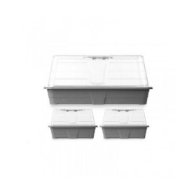 Set di Serre Ibergarden FYT3081032 Grigio Trasparente Plastica (8 Unità)
