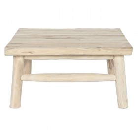 Tavolino da Caffè DKD Home Decor Teca 80 x 80 x 40 cm