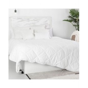 Piumino Letto HappyFriday Basic Bianco 120 + 250 g/m² 260 x 240 cm (2 Pezzi)