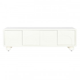 Mobile TV DKD Home Decor Bianco Legno MDF 160 x 37 x 50 cm