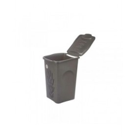 Cesto per i Panni Sporchi Stefanplast Antracite Plastica 50 L 37 x 56 x 39 cm (6 Unità)
