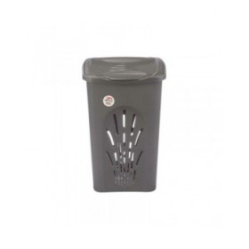 Cesto per i Panni Sporchi Stefanplast Antracite Plastica 50 L 37 x 56 x 39 cm (6 Unità)