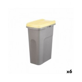 Cestino Stefanplast Giallo Grigio Plastica 25 L (6 Unità)