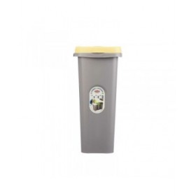 Cestino Stefanplast Giallo Grigio Plastica 25 L (6 Unità)