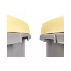 Cestino Stefanplast Giallo Grigio Plastica 25 L (6 Unità)