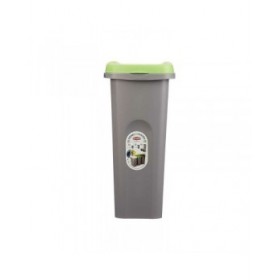 Cestino Stefanplast Verde Grigio Plastica 25 L (6 Unità)