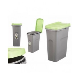 Cestino Stefanplast Verde Grigio Plastica 25 L (6 Unità)