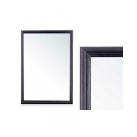 Specchio da parete LM35-4-11 Nero 50 x 70 x 50 cm Legno Rettangolare