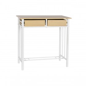 Tavolo con 2 sedie DKD Home Decor Metallo Legno MDF 80 x 50 x 84 cm