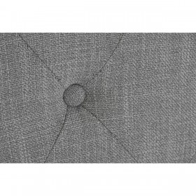 Testiera del Letto DKD Home Decor Grigio Legno d'albero della gomma 160 x 10 x 120 cm
