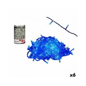 Ghirlanda di Luci LED Azzurro 14,4 m Trasparente 6 W (6 Unità)