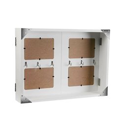 Maggiordomo appendiabiti DKD Home Decor Nero Naturale Metallo Legno d'albero della gomma 47 x 28 x 111 cm