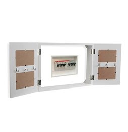 Maggiordomo appendiabiti DKD Home Decor Nero Naturale Metallo Legno d'albero della gomma 47 x 28 x 111 cm
