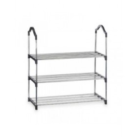 Scarpiera Kipit 1064 Argentato 58 x 26 x 58 cm 3 Mensole