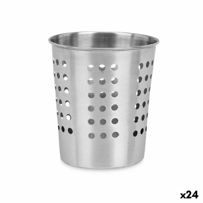 Cestello per posate Kinvara 5351-5600 Argentato Acciaio 12,5 x 14,5 x 12,5 cm (24 Unità)