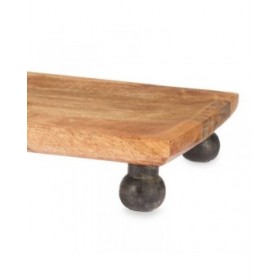 Centrotavola Marrone Rettangolare 45 x 6 x 25 cm (6 Unità)