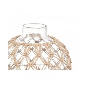 Sfera Decorativa Trasparente Naturale 21 x 23 cm (4 Unità)