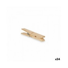 Mollette per Panni Legno 24 Pezzi Set (24 Unità)