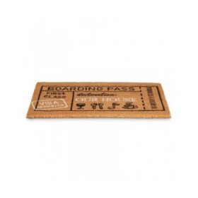 Zerbino Boarding Pass Naturale 60 x 1 x 40 cm (12 Unità)