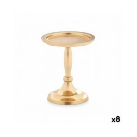 Candelabro Dorato Alluminio 10 x 12 x 10 cm (8 Unità)