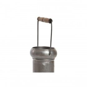 Lanterna DKD Home Decor Finitura invecchiata Argentato Metallo Cristallo Vintage 37 x 22 x 55 cm