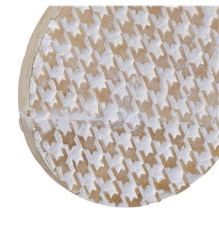 Lampadario DKD Home Decor Argentato Naturale Metallo 50 W 80 x 80 x 47 cm