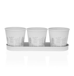 Vaso DKD Home Decor Argentato Alluminio 15 x 15 x 26 cm