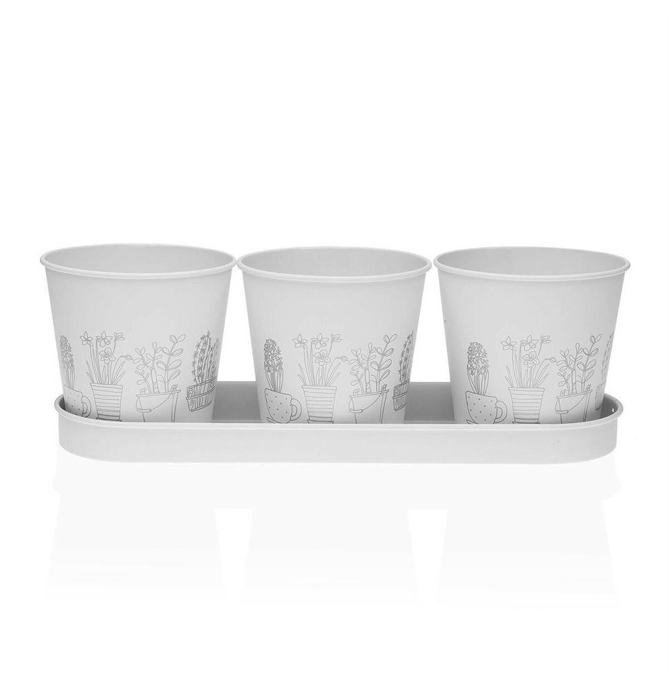Vaso DKD Home Decor Argentato Alluminio 15 x 15 x 26 cm