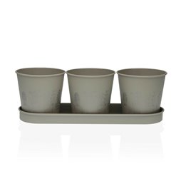 Vaso DKD Home Decor Argentato Alluminio 15 x 15 x 26 cm