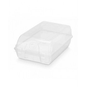 Scatola di scarpe impilabile Trasparente Plastica 21 x 13 x 37 cm (12 Unità)