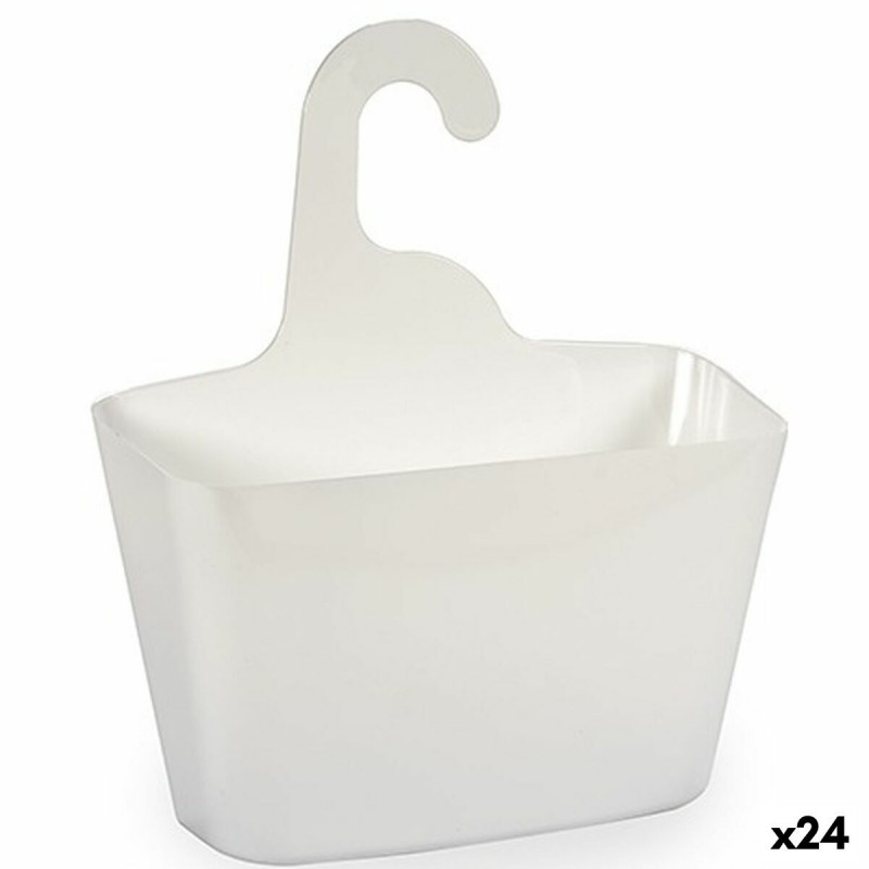Supporto Contenitore per Vasca da Bagno Berilo G-507 Bianco Plastica 11,5 x 31,5 x 28,5 cm (24 Unità)