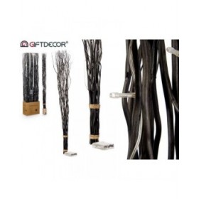 Corpetti Luce LED Nero 7,5 x 120 x 7,5 cm (8 Unità)