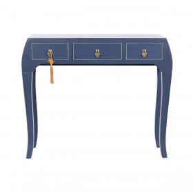 Consolle DKD Home Decor Azzurro Dorato Abete Legno MDF 96 x 26 x 80 cm