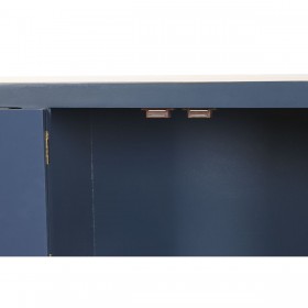 Mobile Aggiuntivo DKD Home Decor Azzurro Dorato Abete Legno MDF 95 x 24 x 79 cm