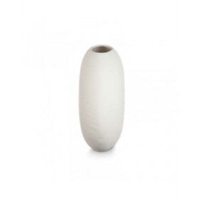 Vaso Rotondo Bianco Ceramica 40 x 34,5 x 16 cm (2 Unità)