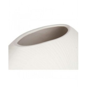 Vaso Rotondo Bianco Ceramica 40 x 34,5 x 16 cm (2 Unità)