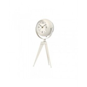 Orologio da Tavolo Tripode Bianco Metallo 12 x 30 x 12 cm (4 Unità)