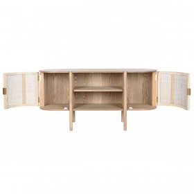 Mobile TV Home ESPRIT Naturale Legno d'albero della gomma 120 x 43,5 x 60 cm