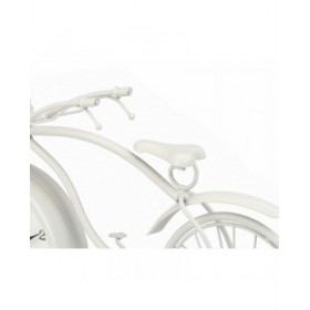 Orologio da Tavolo Bicicletta Bianco Metallo 36 x 22 x 7 cm (4 Unità)