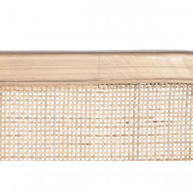 Testiera del Letto Home ESPRIT Naturale Legno d'albero della gomma 180 x 3,5 x 120 cm
