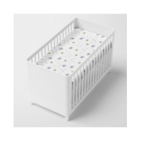 Lenzuolo con angoli aderenti HappyFriday Moshi Moshi Moons Multicolore 70 x 140 x 14 cm