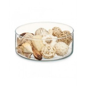Potpourri decorativo Bianco Marrone 16 x 21 x 7 cm (12 Unità)